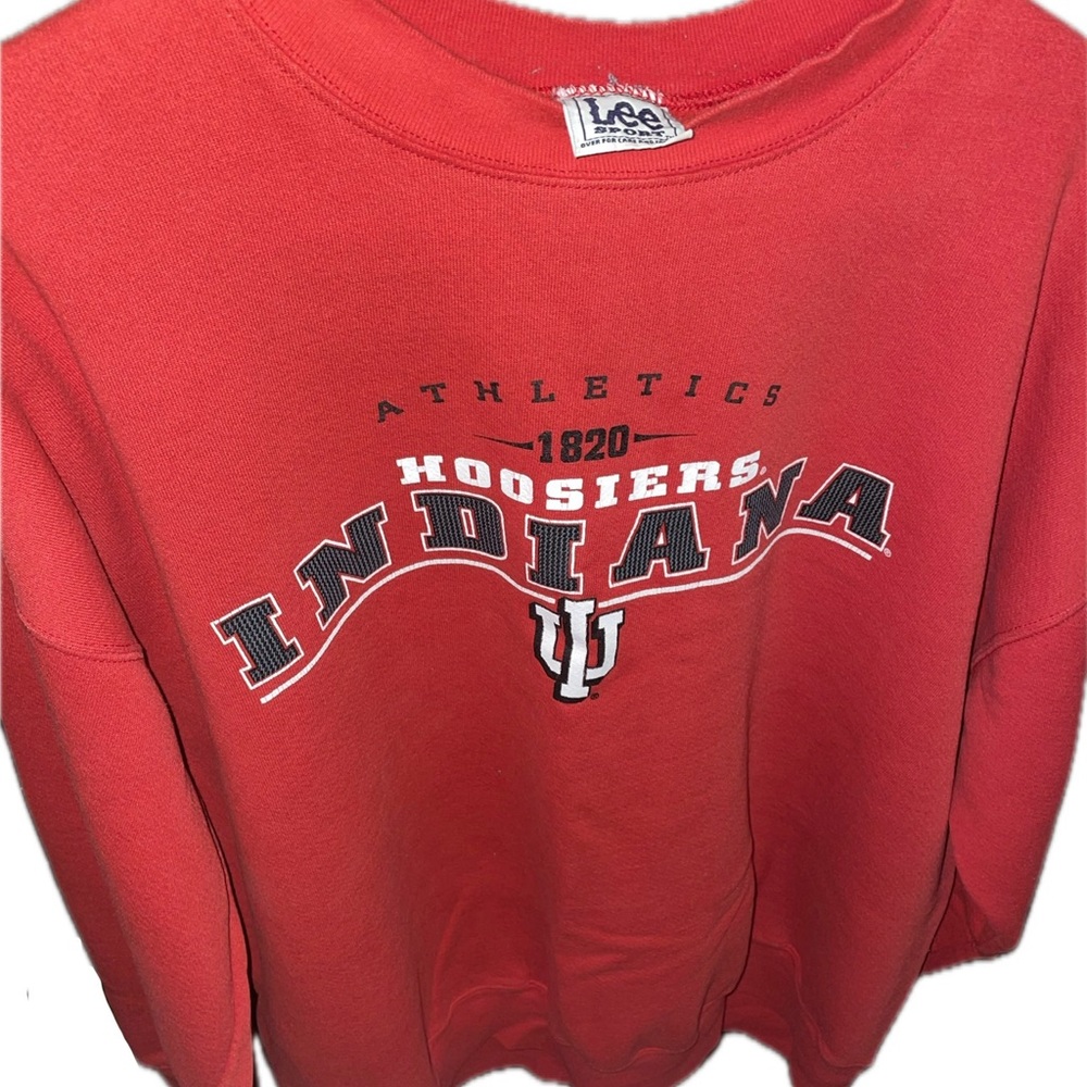 Lee Sport Vintage Indiana Hoosiers Crewneck Sweatshirt Men’s  2XL